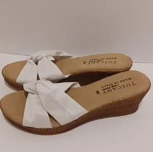 Espadrille Wedge Tuscany By Easy Street Dinah Wedge Sandals - Main Image